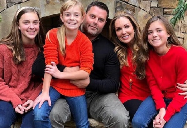Christi Paul with her husband and daughters